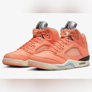 NEW AirJordan 5 SP Men's Size 11 Crimson Bliss/Leche Blue-Sail